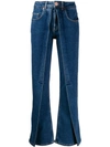 AALTO PANELLED FLARED JEANS