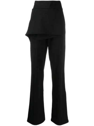 Aalto High Waisted Trousers In Black