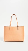 Mansur Gavriel Small Tote In Cammello/rosa