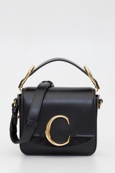 Chloé New C Mini Bag In Nero