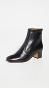 Apc Joey Boots With Heels In Noir