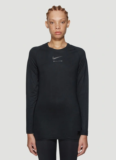 Alyx X Nike Long Sleeve T-shirt In Black | ModeSens