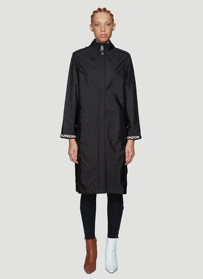 Burberry Padstowtrench Coat In Black