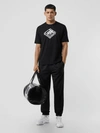 Burberry Ellison Logo T-shirt In Black