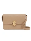 BURBERRY SMALL MONOGRAM MOTIF LEATHER CROSSBODY BAG,8020716