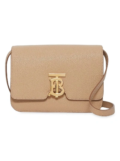 Burberry Tb Small Cross Body Bag In Light Camel Color In Archive Bei