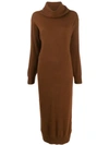 MES DEMOISELLES ROLL-NECK JUMPER DRESS