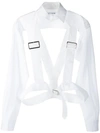 Comme Des Garçons Shirt Comme Des Garcons Shirt White Harness Shirt In 2 White