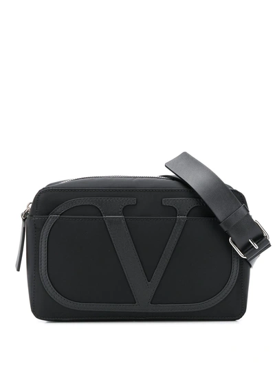 Valentino Garavani Vlogo Belt Bag In Black