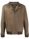 SALVATORE SANTORO SHEARLING LINED BOMBER JACKET