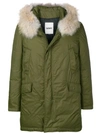 YVES SALOMON FUR-TRIMMED PARKA COAT