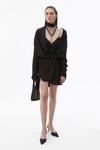 ALEXANDER WANG draped pajama romper