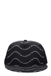 GIVENCHY CAP FLAT PEAK HATS IN BLACK NYLON,11064435