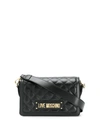 LOVE MOSCHINO QUILTED CROSSBODY BAG