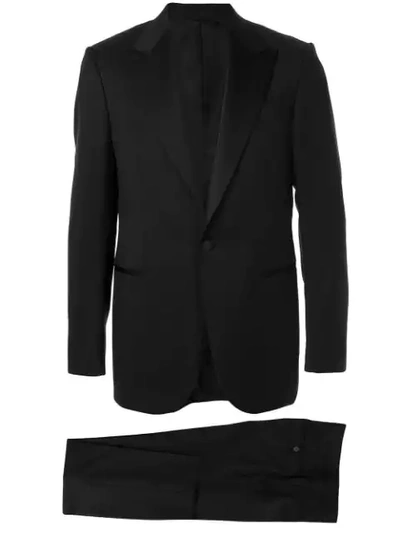 Ermenegildo Zegna Formal Two Piece Suit In Black