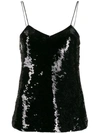 IRO SEQUIN EMBROIDERED TOP