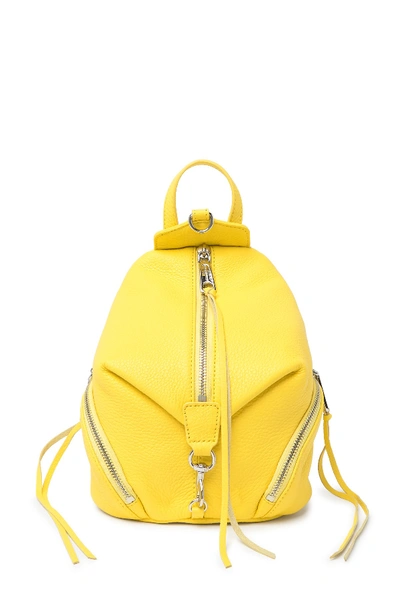 Rebecca Minkoff Mustard Yellow Leather Mini Backpack Rebecca Minkoff Yellow Mustard Leather Zip Clutch Pouch  main image 4