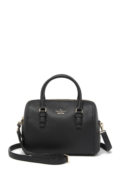 Kate Spade Jackson Street Large Lane Leather Satchel In Black