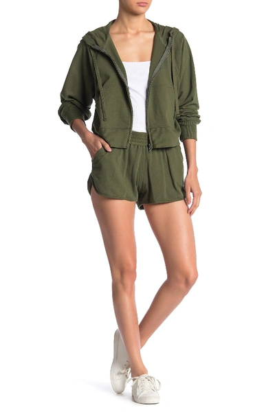 Free People Movement Sting Like A Bee Shorts In Army