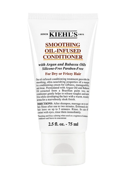 Kiehl's Since 1851 Smoothing Oil-infused Conditioner - 2.5 Fl. Oz. - Travel Size In 75ml Trav