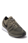 Nike Flyknit Trainer Sneaker In 200 Mdoliv/black