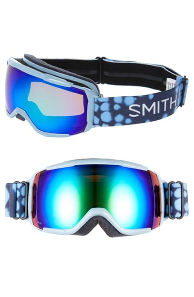 Smith Grom Snow Goggles - Smokey Blue Dots/ Blue/ Green