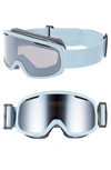 Smith Riot Chromapop 180mm Snow/ski Goggles In Smokey Blue Flood/ Grey