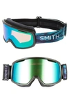 SMITH RIOT CHROMAPOP 180MM SNOW/SKI GOGGLES - BLUE/ GREEN/ GREEN,RO2CPGOO19