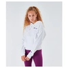 Champion Women's Reverse Weave Small Logo Hoodie In White