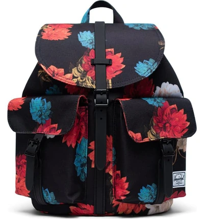 Herschel Supply Co X-small Dawson Backpack In Vintage Floral Black