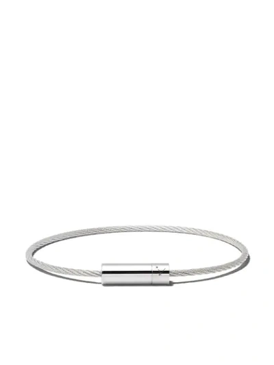 Le Gramme 7 Grams Cable Bracelet In Silver