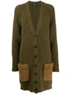 ROCHAS BUTTONED MILITARY CARDIGAN