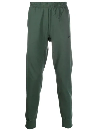 Nike Logo Print Track Trousers In Green