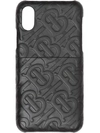 BURBERRY MONOGRAM LEATHER IPHONE X/XS CASE