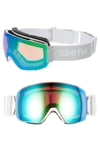 Smith I/o Mag 215mm Chromapop Snow Goggles - White Vapor/ Green