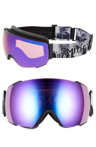 Smith I/o Mag 215mm Chromapop Snow Goggles In Grey/ White/ Purple