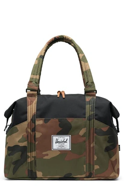 Herschel Supply Co Strand Duffle Bag Green In Woodland Camo