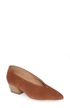 Seychelles Compelling Pointed Toe Pump In Cognac Suede