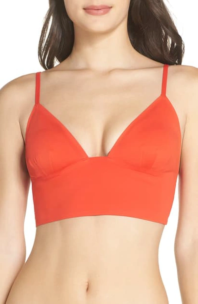 Free People Intimately Fp Sage Longline Bralette In Rose