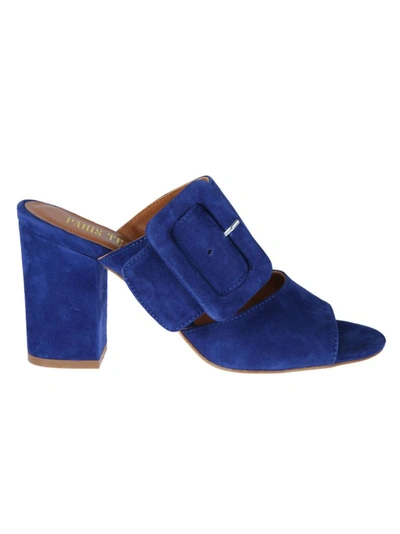 Paris Texas Women's Blue Leather Sandals