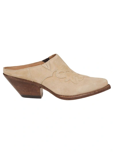 Buttero Womens Beige Suede Sandals