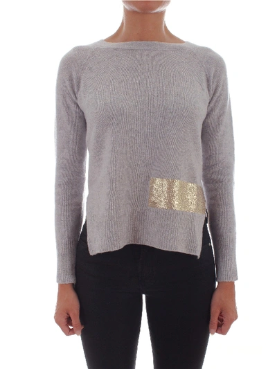 Pinko Grey Wool Sweater