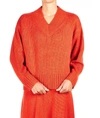 JOSEPH ORANGE WOOL jumper,JF0033740602