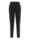 DOLCE & GABBANA WOOL STRAIGHT LEG TROUSERS