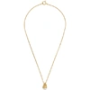 ALAN CROCETTI ALAN CROCETTI GOLD PEARL IN HEAT NECKLACE