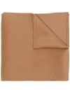 Totême Fine-knit Scarf In Brown