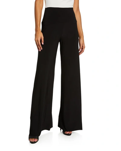 NORMA KAMALI ELEPHANT WIDE-LEG PANTS,PROD224440042