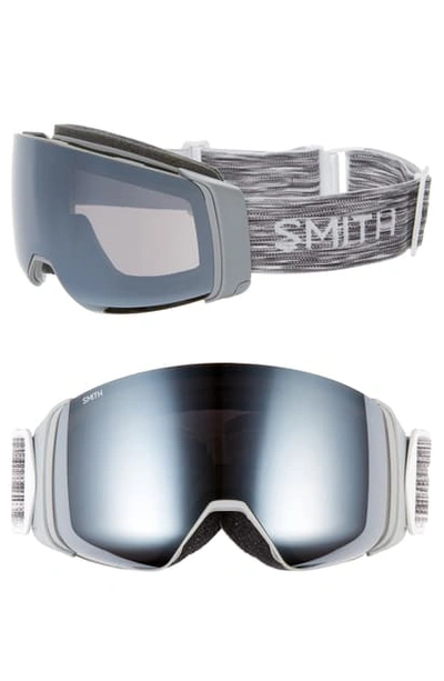 Smith 4d Mag 205mm Special Fit Snow Goggles In Cloud Grey/ Grey