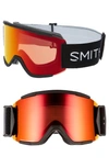 Smith Squad Xl 205mm Snow Goggles In Black/ Orange