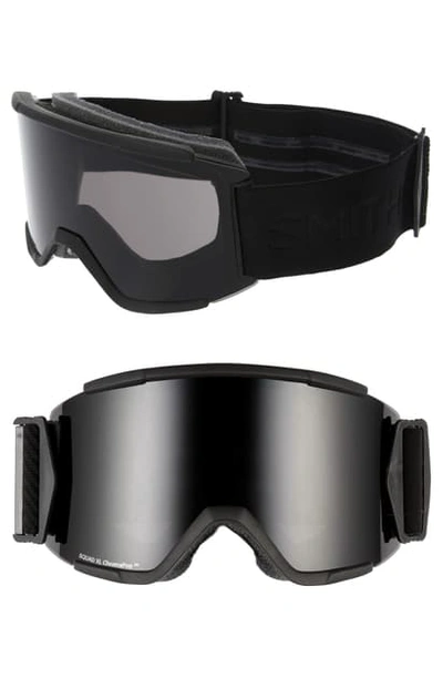 Smith Squad Xl 205mm Snow Goggles - Blackout/ Black